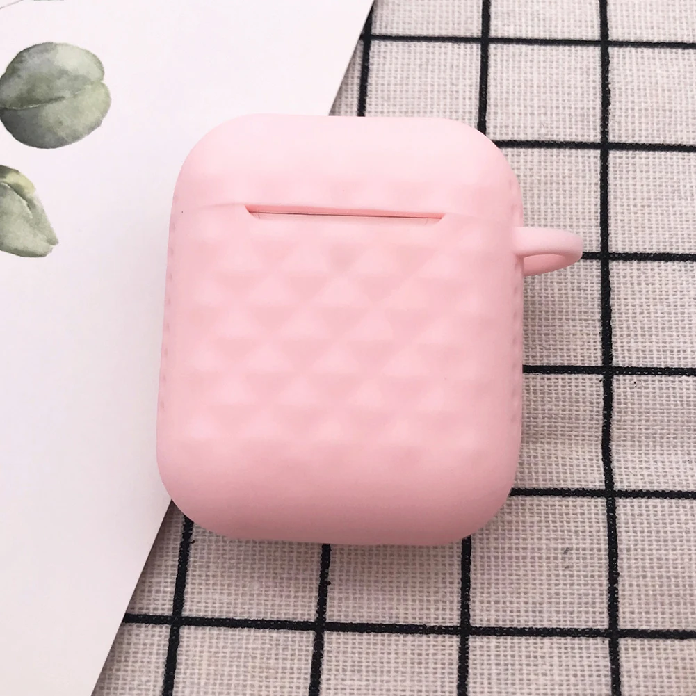 Чехлы ремешок карабин защитный чехол для AirPod s наушники силиконовый Air Pods 2 Чехол