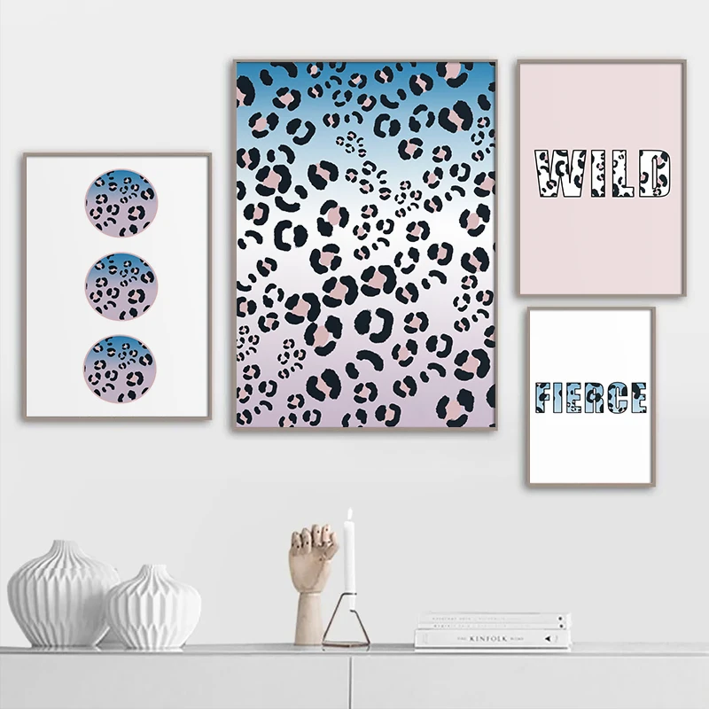 

Minimalist Canvas Painting Nordic Style Wall Art Fierce Wild Letter Posters and Prints Modern Picture for Living Room Home Decor