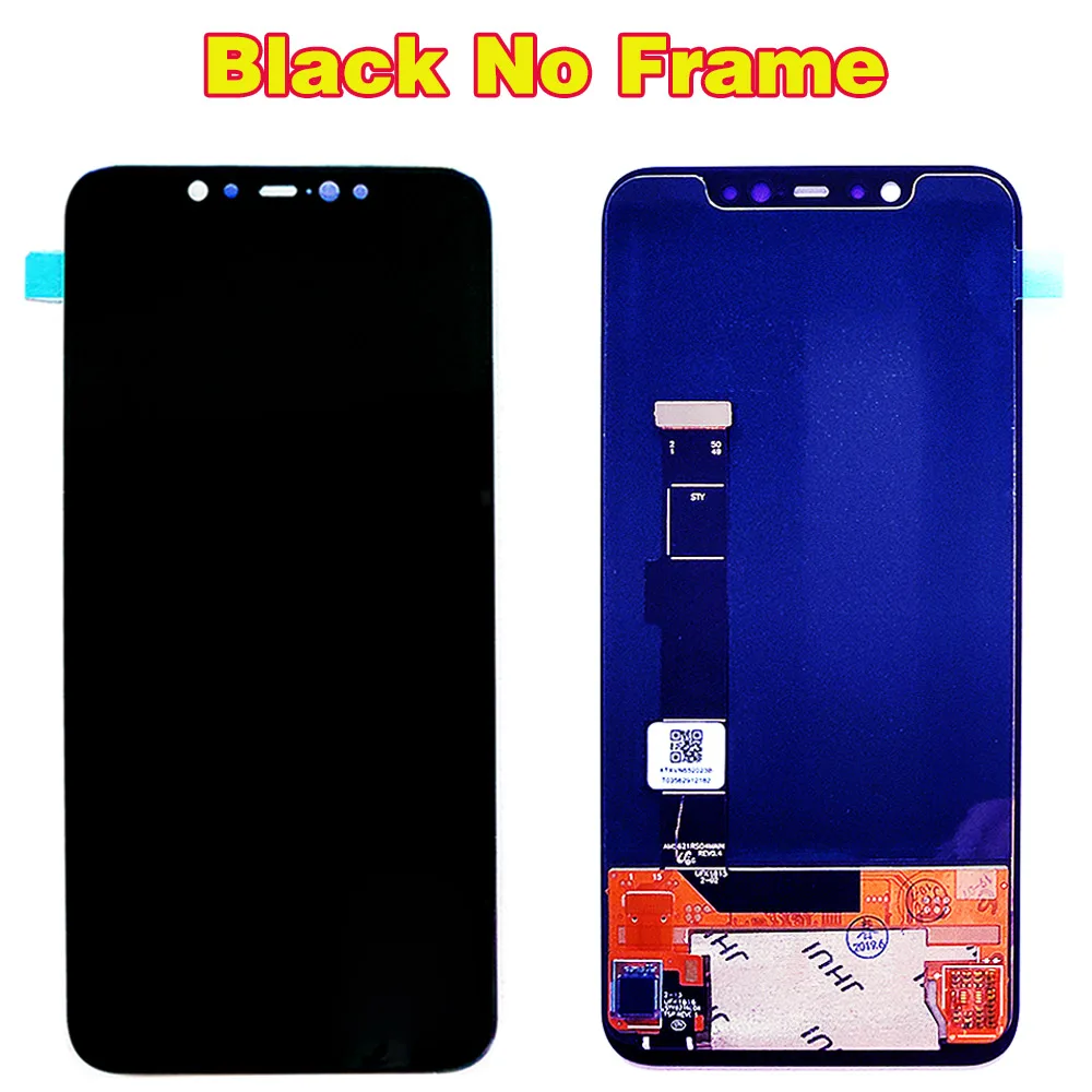 100% протестированный AMOLED ЖК дисплей 6 21 дюйма для Xiaomi mi 8 сенсорный экран