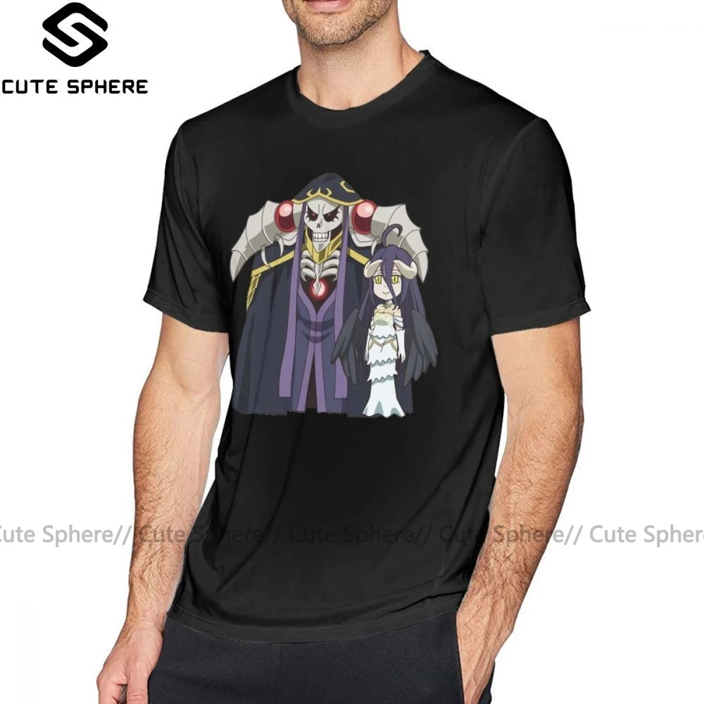 Overlord футболка OVERLORD момонга и отражательной Chibi 100 хлопок мужская Повседневные