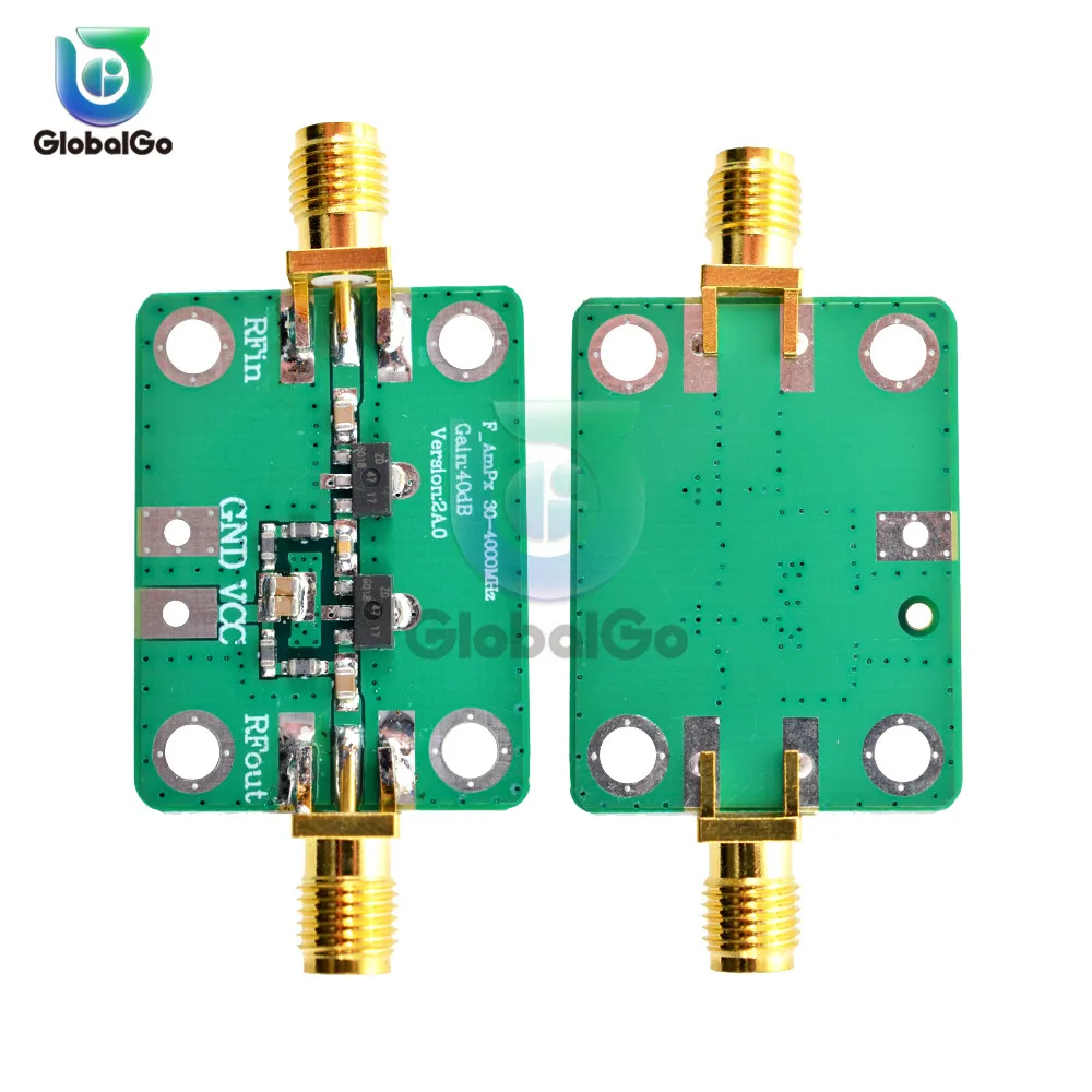 

30-4000mhz 40dB 50Ω RF Wideband Amplifier Gain Low Noise DC Amplifier Board Module for FM HF VHFf/UHF DC 5V