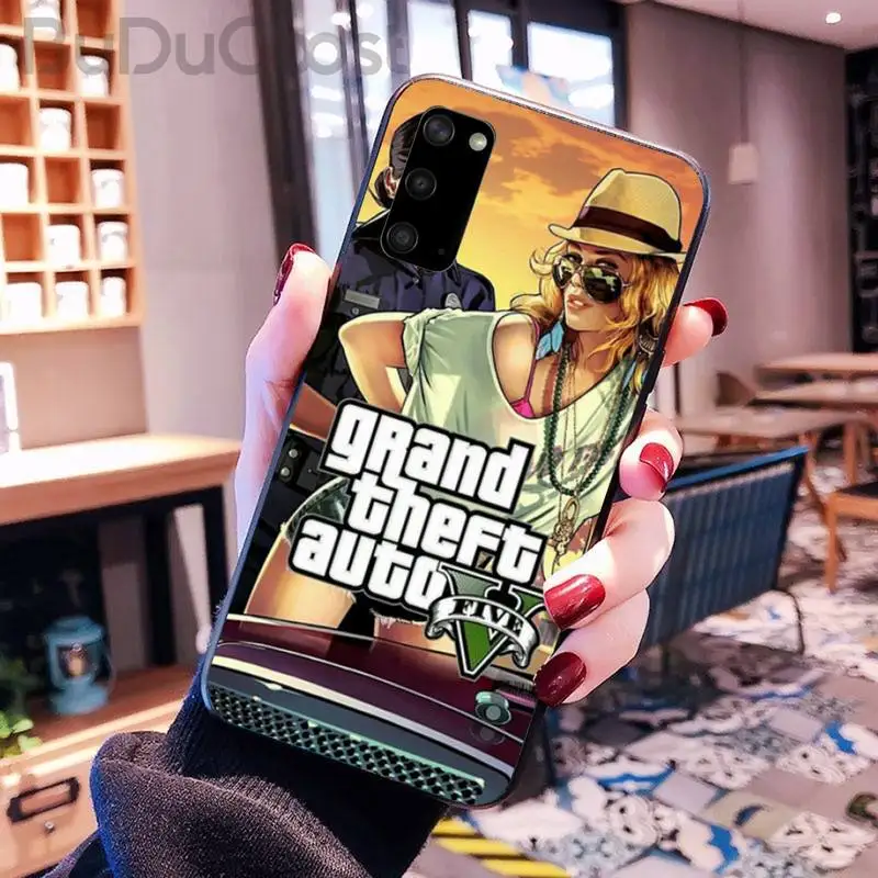 

Grand Theft Auto Rockstar Game Phone Case For Samsung Galaxy S10 Plus S10E S6 S7 Edge S8 S9 Plus S10lite S20 Plus S20 Ultra