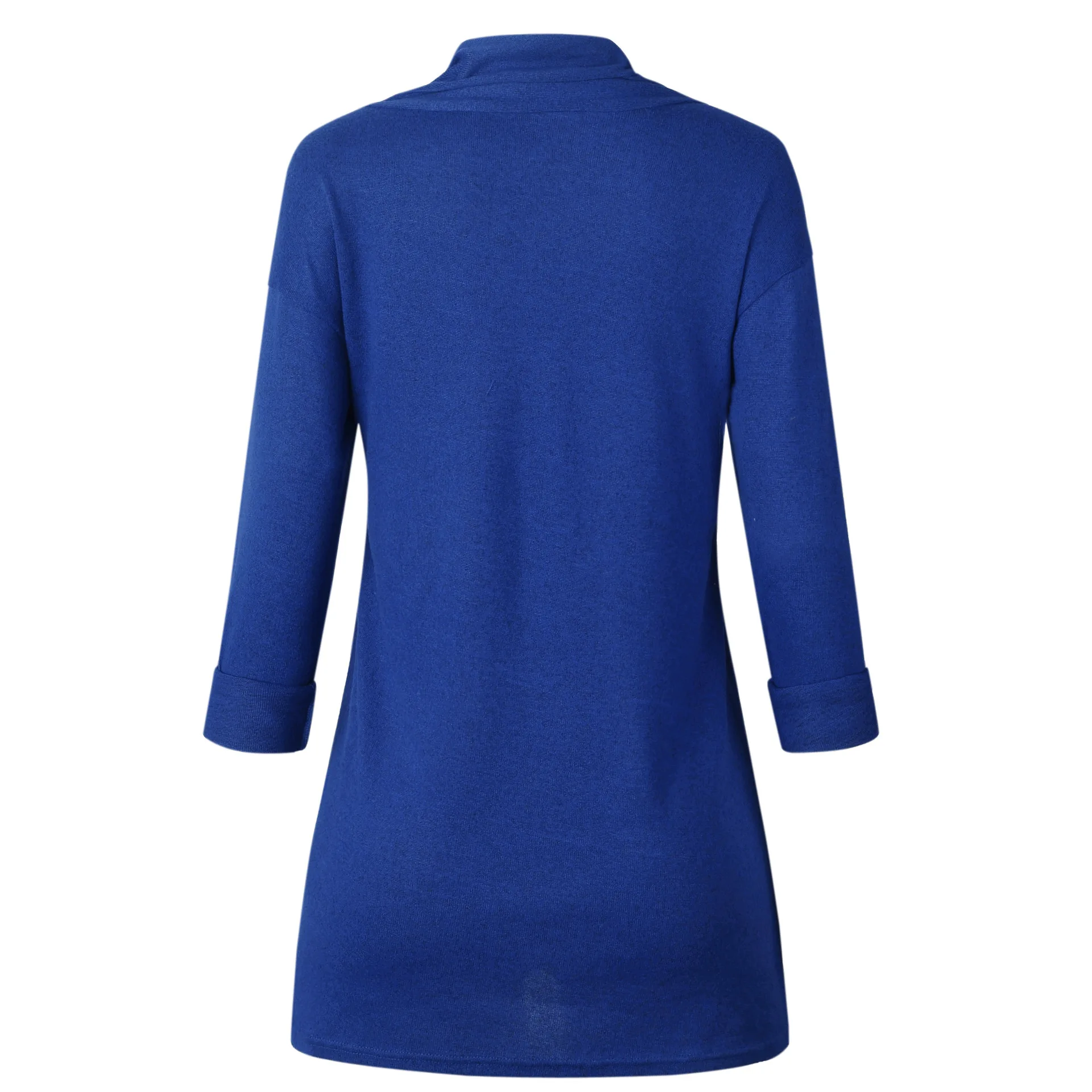 Women Turtleneck Sweatshirts 2019 New Arrival Long Winter Pullovers Hoodies Gray Blue S-XL GMT23 | Женская одежда