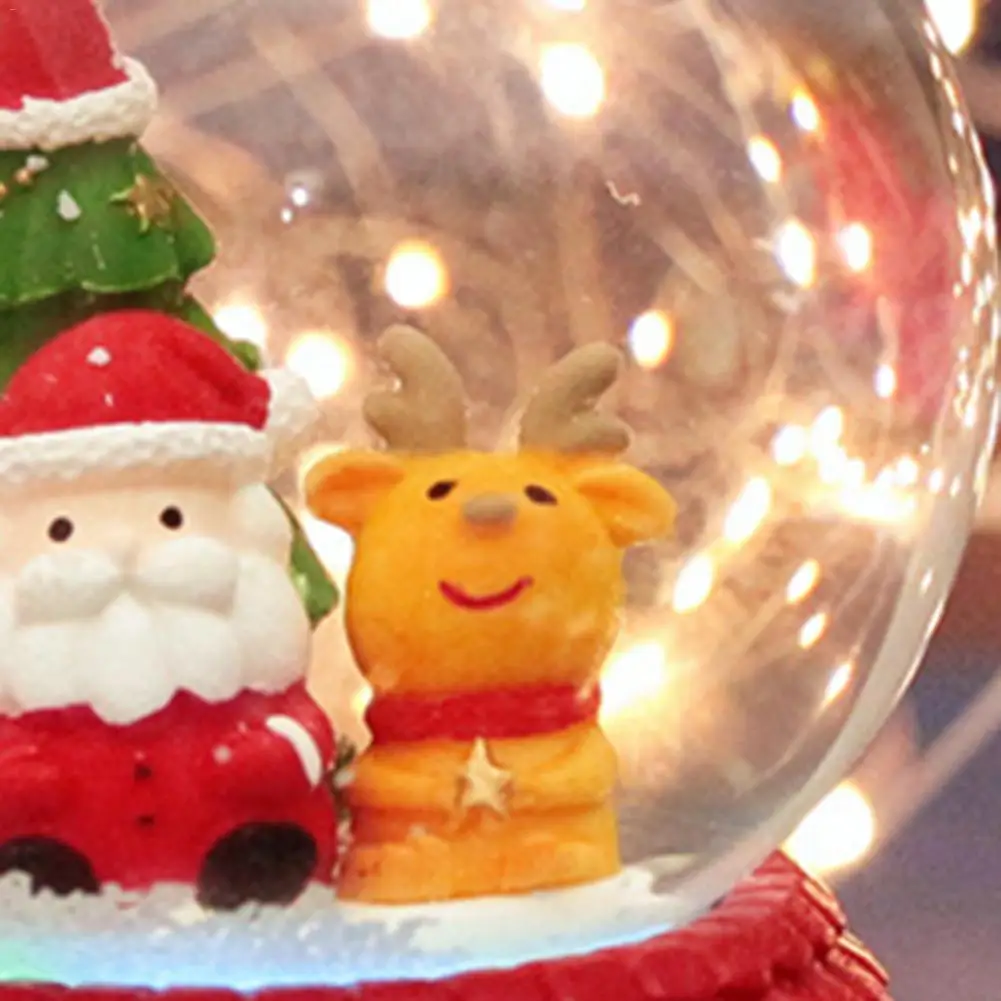 Новые снежные шары музыкальные с танцами снежинки ручной работы водный шар