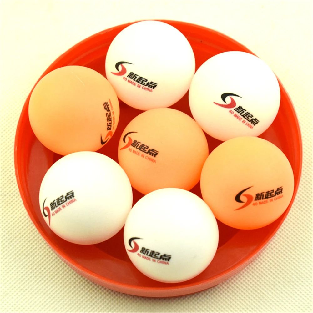 

60 Pcs Table Tennis Balls 40mm New Material ABS Plastic High Elastic Ping Pong Balls for Training Match and Lottery Ball