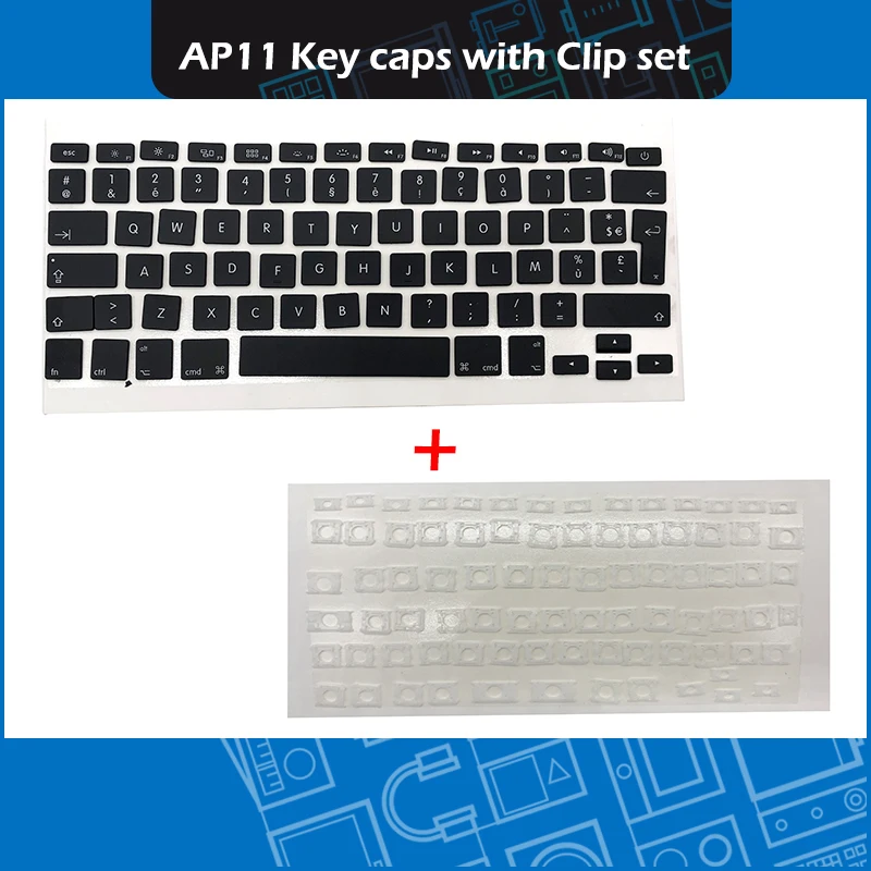 

New AP11 Key caps Scissor Clip set for Macbook A1370 A1465 A1369 A1466 A1425 A1502 A1398 Keys with Hinge