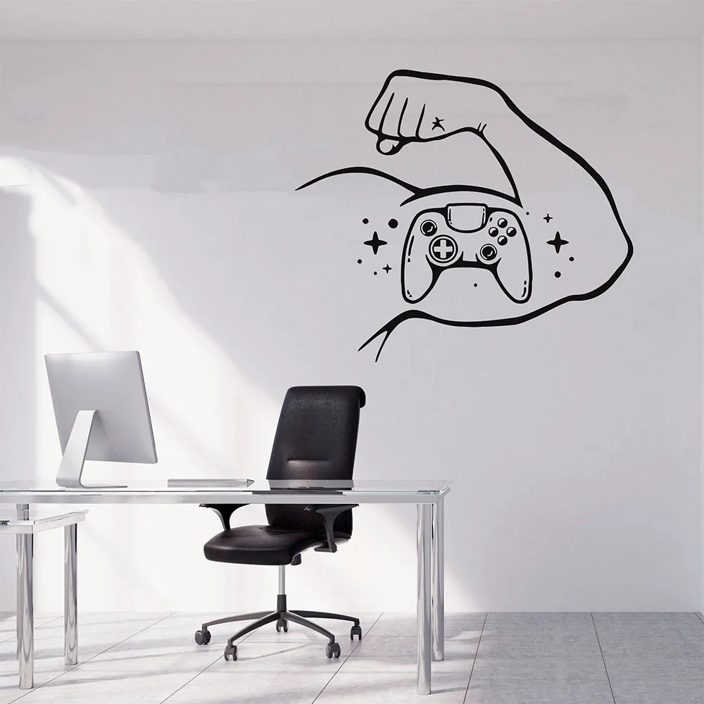 

Muscle Game Vinyl Wallpaper For Walls In Rolls Modern Home Decoration Self-adhesive Film For Furniture Decal Gaming Room C440