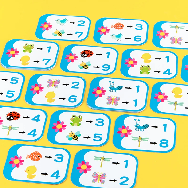 Обучающая игрушка для детей интерактивные настольные игры с подсчетом животных