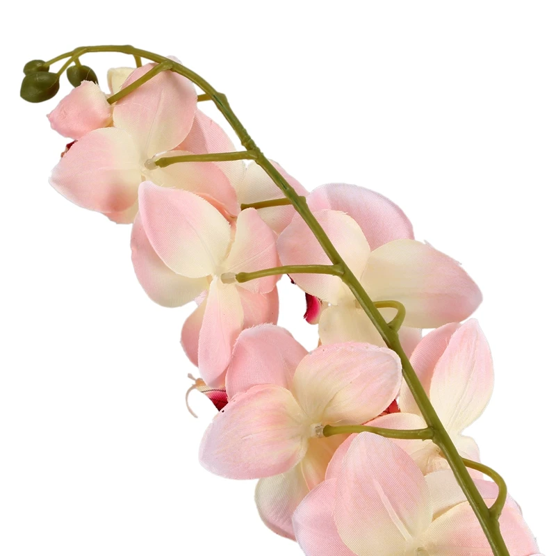 Модный 2 ветви бабочки орхид искусственный цветок для украшения дома свадьба