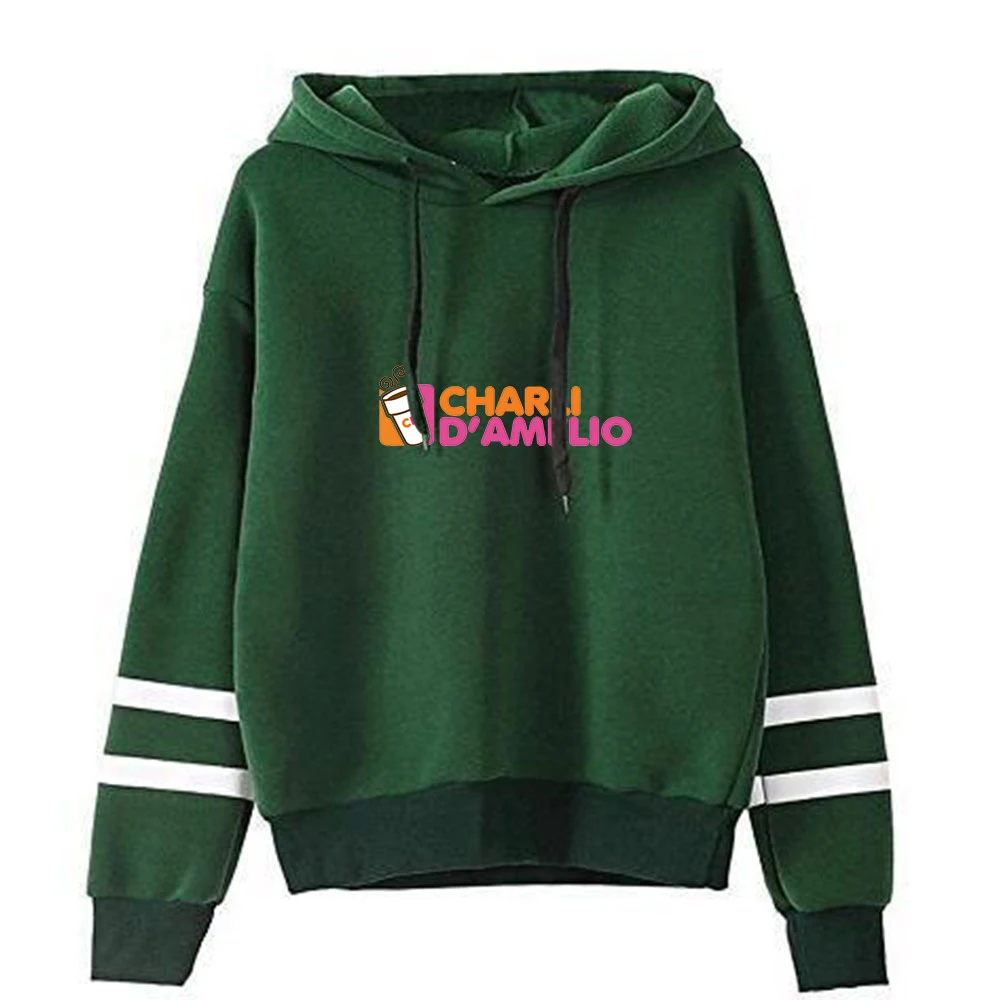 

New charli damelio merch Sweatshirts Women Ice Coffee Splatter Hoodies Fashion Hip Hop hoodie Pullover Hooded Tracksuit