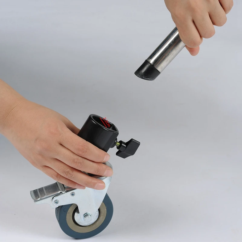 

3PCS 22mm Photo Studio Heavy Duty Universal Caster Wheel for Light Stands&Studio Boom Photo Studio Accessories