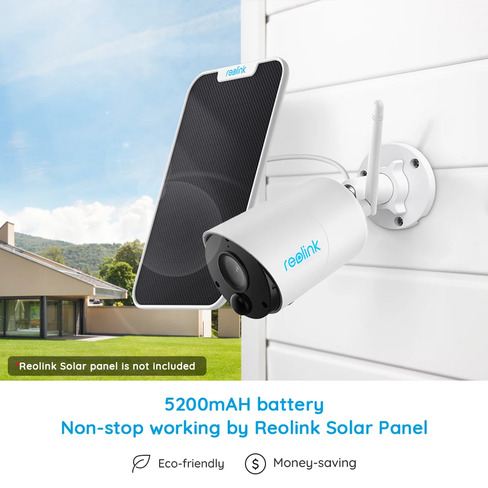 Reolink Argus Eco IP камера наружная беспроводная безопасности Full HD 1080p перезаряжаемая