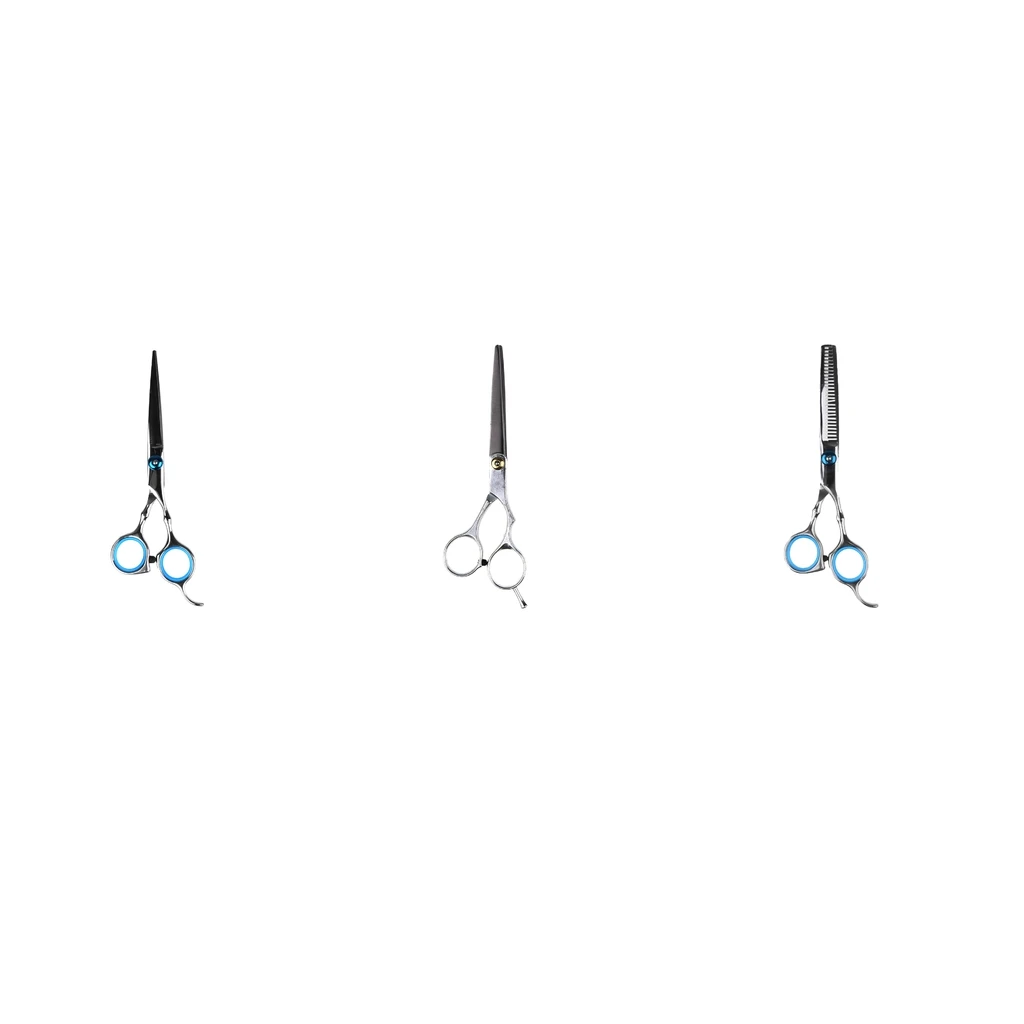 

3pcs 6Inch Barber Hair Scissor Hair Cutting Thinning Shears for Home Barber