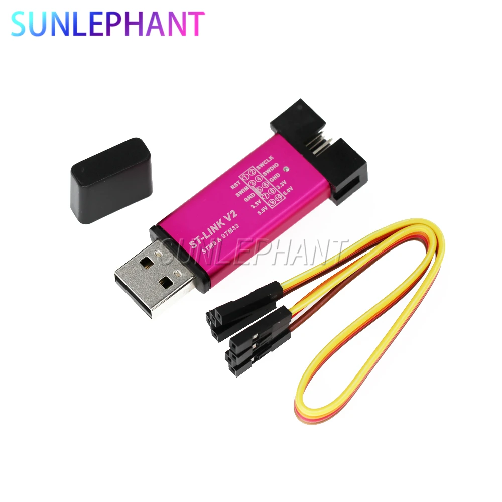 

Программатор загружаемый Stlink V2 Mini STM8 STM32, 5 шт./Лот, 1 шт.
