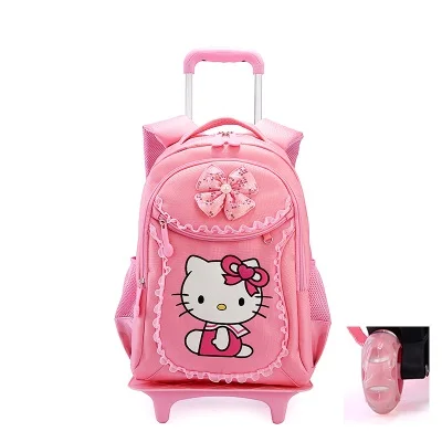 Детские школьные сумки hello kitty, Детские рюкзаки, чемодан на колесиках для девочек, рюкзак Mochila Infantil Bolsas Zaini Scuola