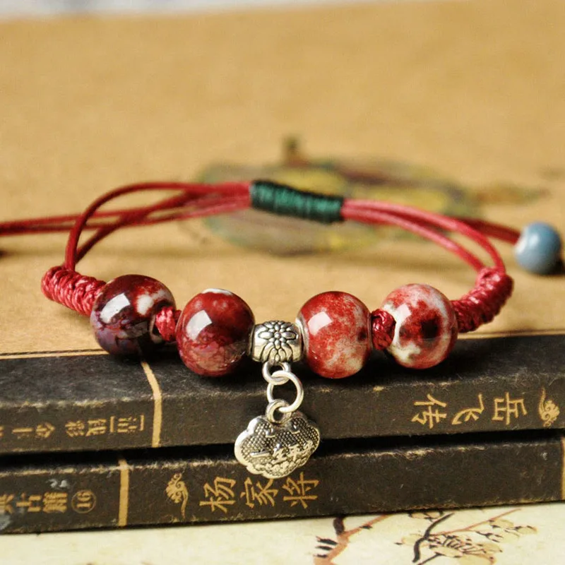 DIY ручной работы Тканые ювелирные изделия простой винтажный этнический стиль