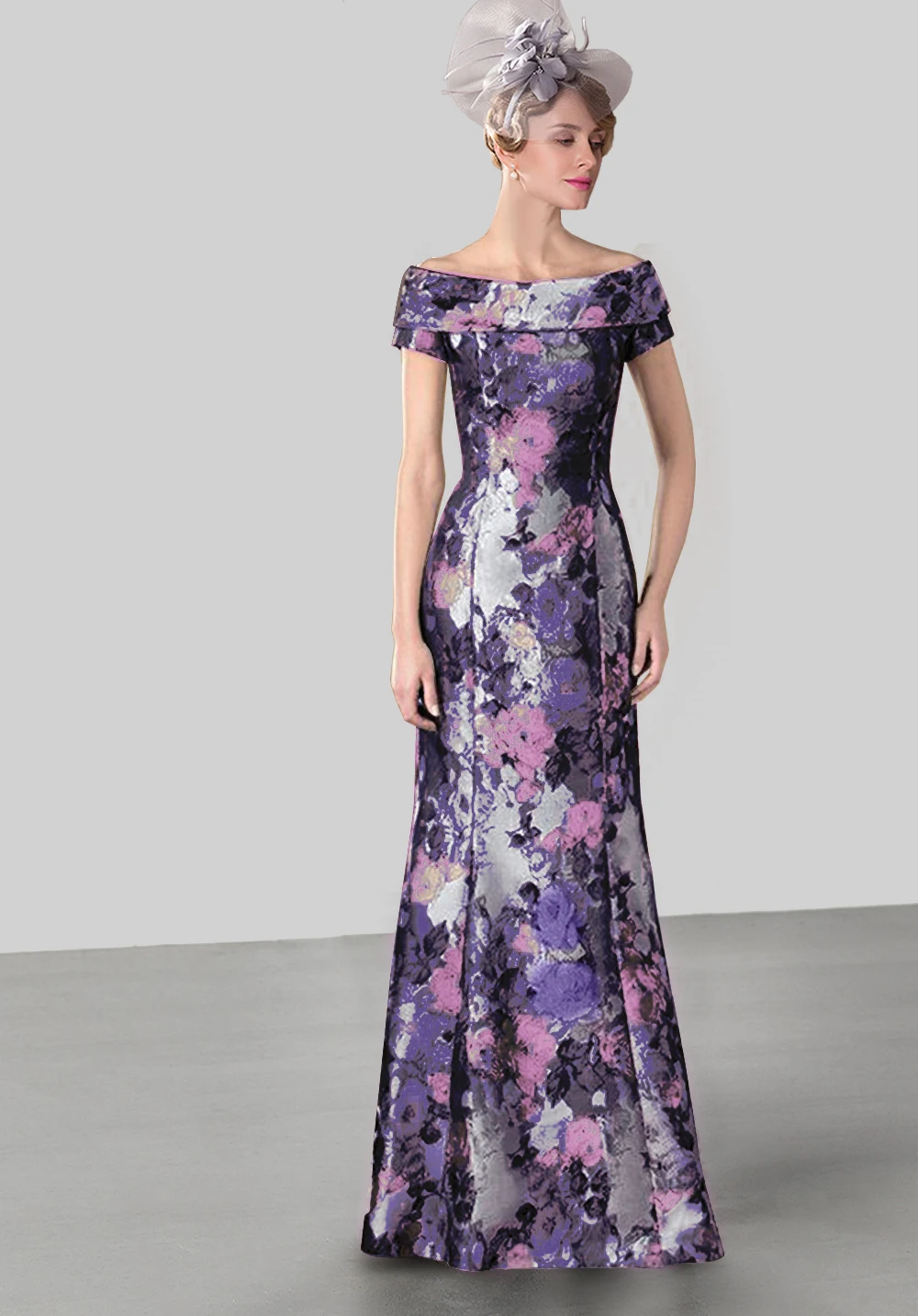 Tailor Shop Custom Made Summer Party Guest Gown Brocade Jacquard Plus Size Mother Of The Bride Formal Dress Wedding | Свадьбы и