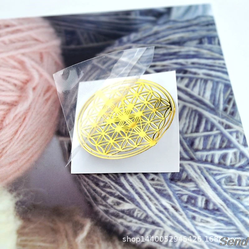 20 шт. священные геометрические медные оргонитовые наклейки цветы дерево жизни