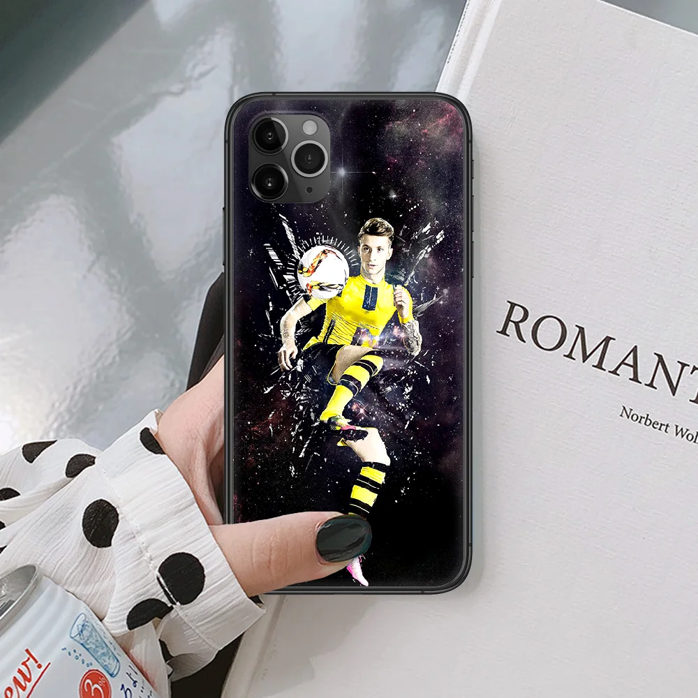 

Marco Reus soccer football 11 Phone case For iphone 5 6 7 8 S SE plus X XS XR 11 12 mini Pro Max 2020 black black coque fashion