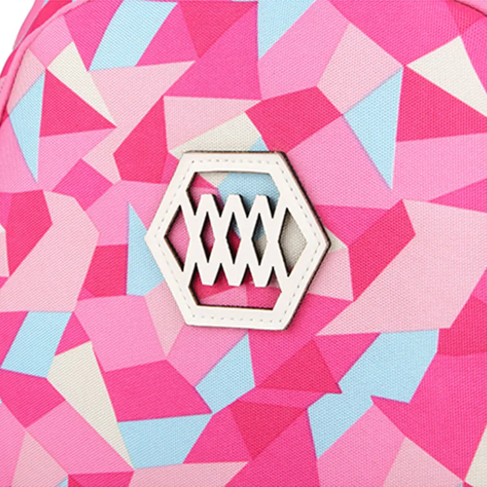 Рюкзак с принтом для студентов отсек ноутбука регулируемые лямки на молнии