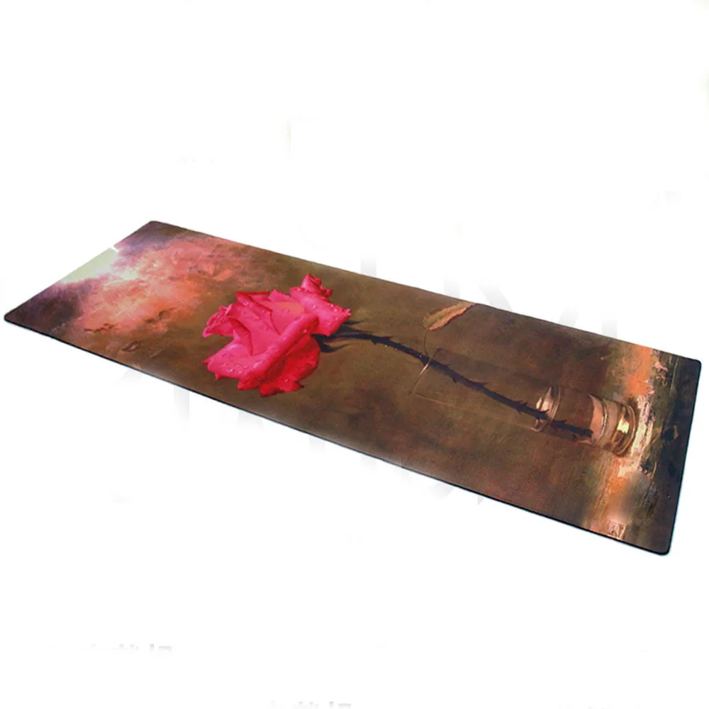 Новый Здоровье и быстрое высыхание 183 см Коврик для йоги из замши на нескользящей