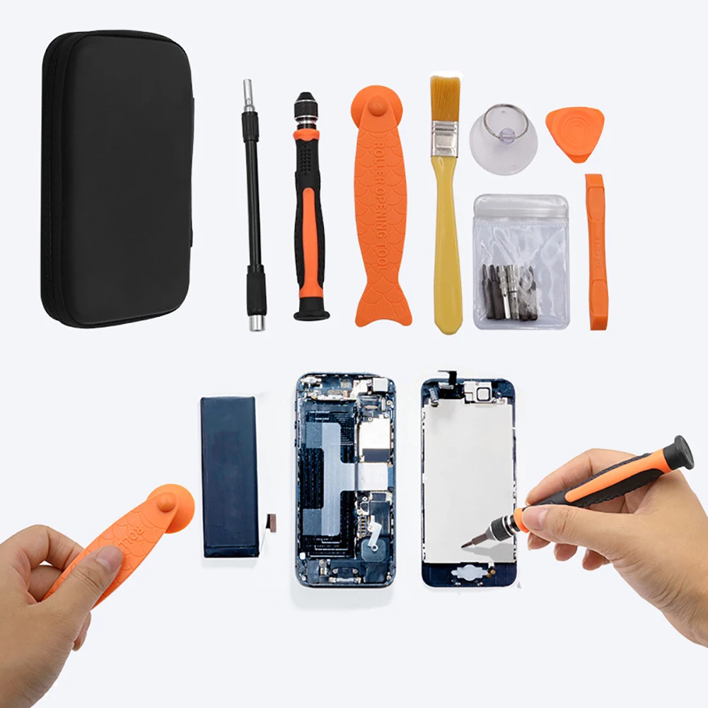 

14-In-1 Precision Screwdriver Kit DIY Torx Bit Magnetic Bits Opening Pry Bar Cell Phone Laptop Repair Hand Tools Set Dropshiping