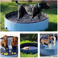 dog swimming pool foldable pet pool bath swimming tub bathtub pet collapsible bathing pools dogs cats kids supplies