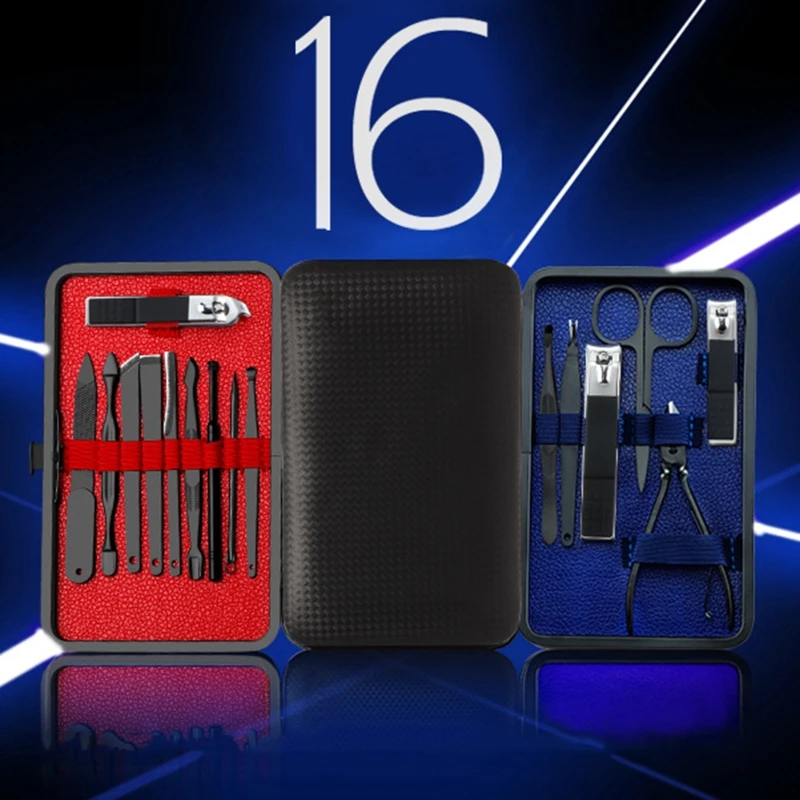 

Набор для ухода за ногтями P8DD, дорожный набор для ногтей, искусственные наборы, машинка для стрижки ногтей, профессиональный набор для удале...