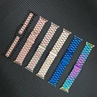 Браслет металлический из нержавеющей стали для Apple Watch 5, классический звеньевой браслет для IWatch Series 1 2 3 4, 44 мм 40 мм 38 мм 42 мм