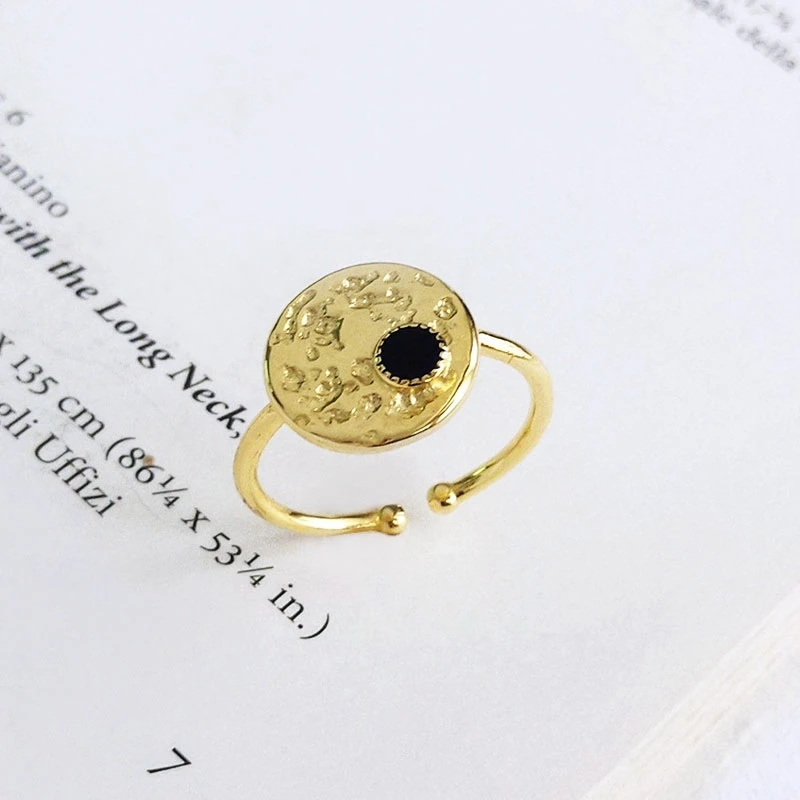 925 пробы Серебряный Анель для женщин золото Винтаж Регулируемый Bague Femme Argent кольца для пар обручальное кольцо аксессуары Bijuteria