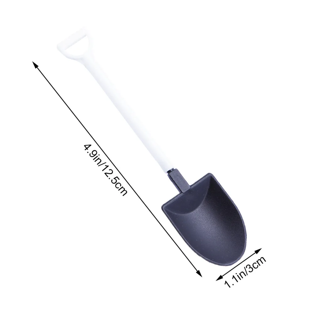 

50pcs Disposable Ice Cream Spoons Shovel-shaped Dessert Spoons Treat Sticks