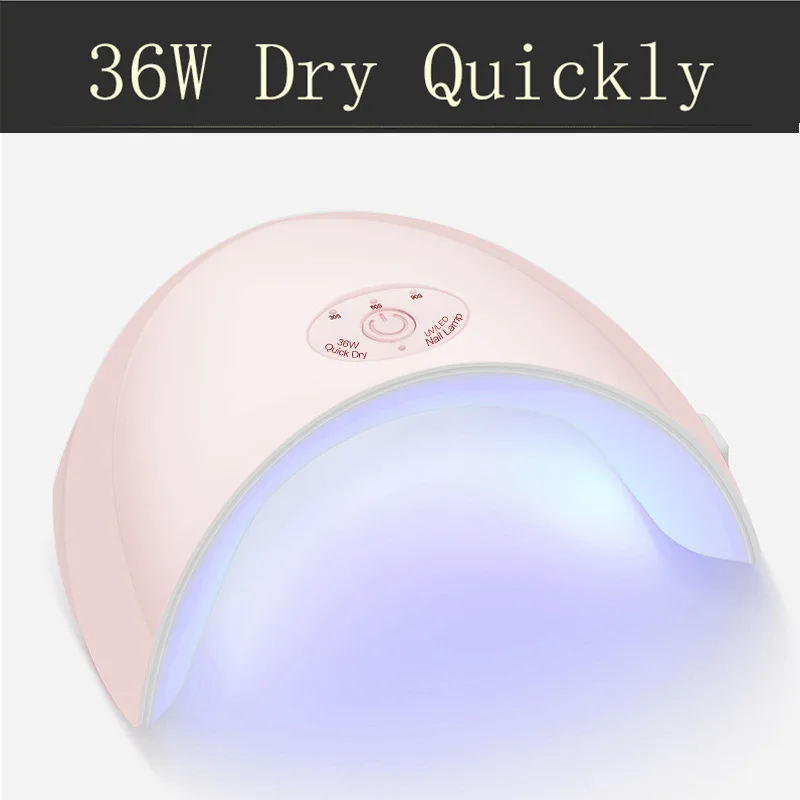 New 36W Professional LED UV Lamp Nail Dryer for Curing Polish Gel Manicure Tools | Красота и здоровье