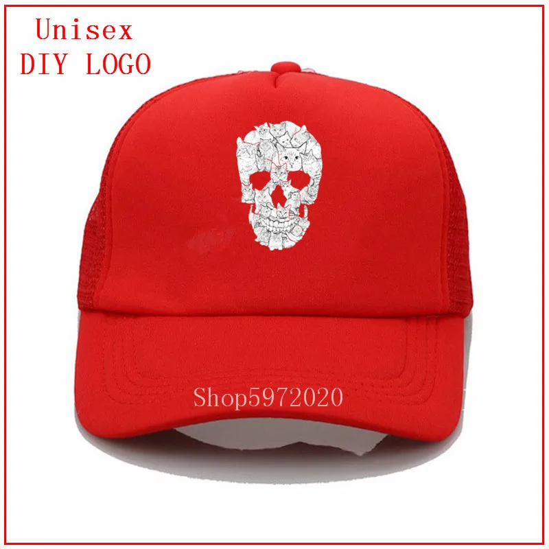 Sketchy Cat Skull criss cross шапка с отверстием для хвоста папа Кепка бейсбольная кепка хит