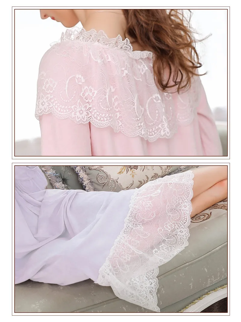 Осенне зимние женские сексуальные бархатные ночные рубашки Женские флисовые