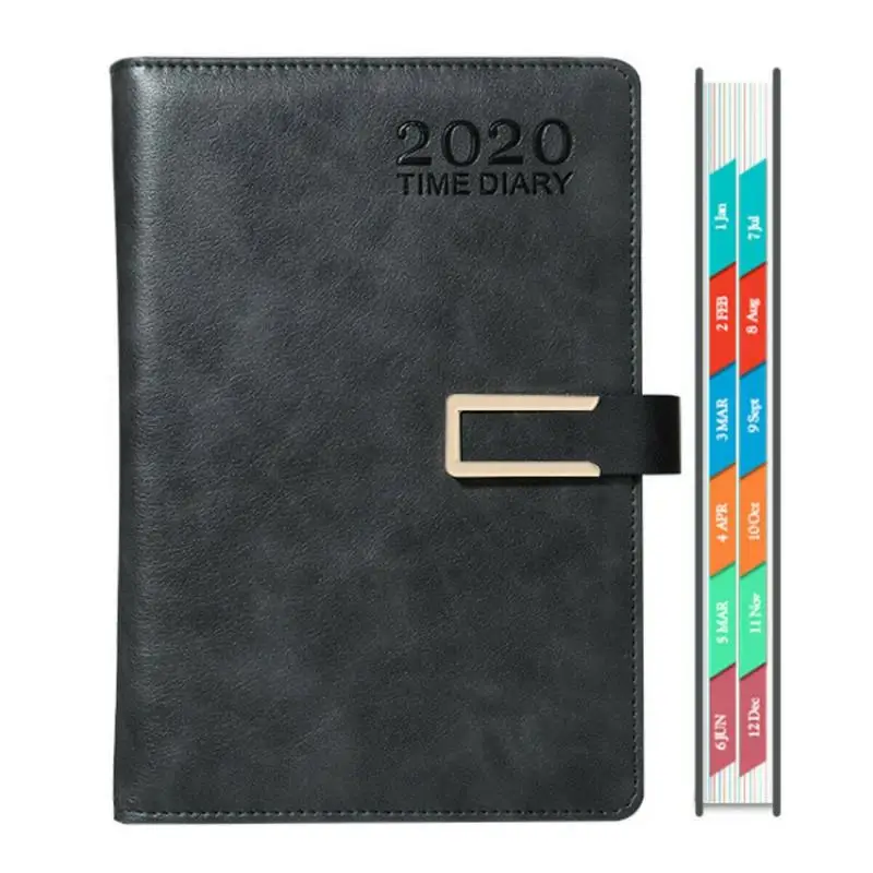 

A5 Diary Book Business Memopad PU Leather Notebook Traveler Journal Weekly Planner Notepad School Office Stationer Supplies