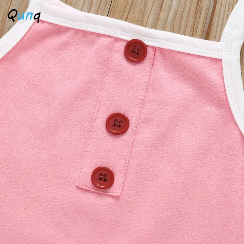 

Qunq Summer Baby Bodysuits 2021 New Sleeveless Solid Color Infant Boys Jumpsuits Cotton Casual Newborn Girls Clothes