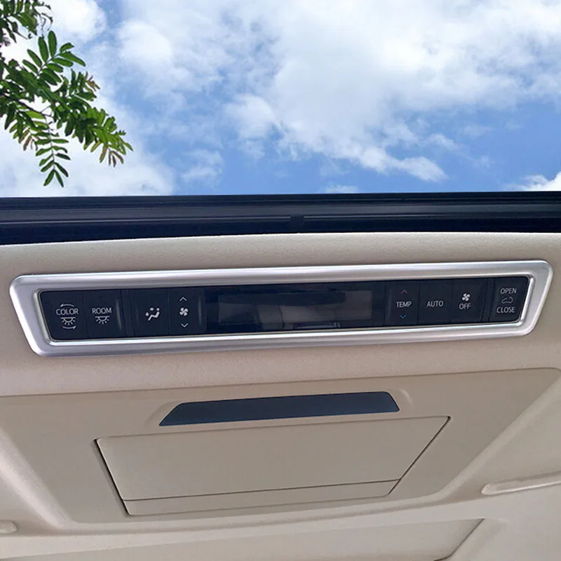 АБС пластик хром для Toyota Alphard 2016 2017 2018 авто аксессуары заднего кондиционер