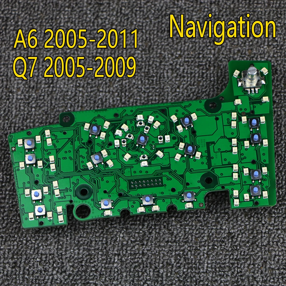 Мультимедийная панель управления MMI 4L0919610 4F1919611 Nav с навигацией для Audi Q7 2005-2009 A6 C6 S6