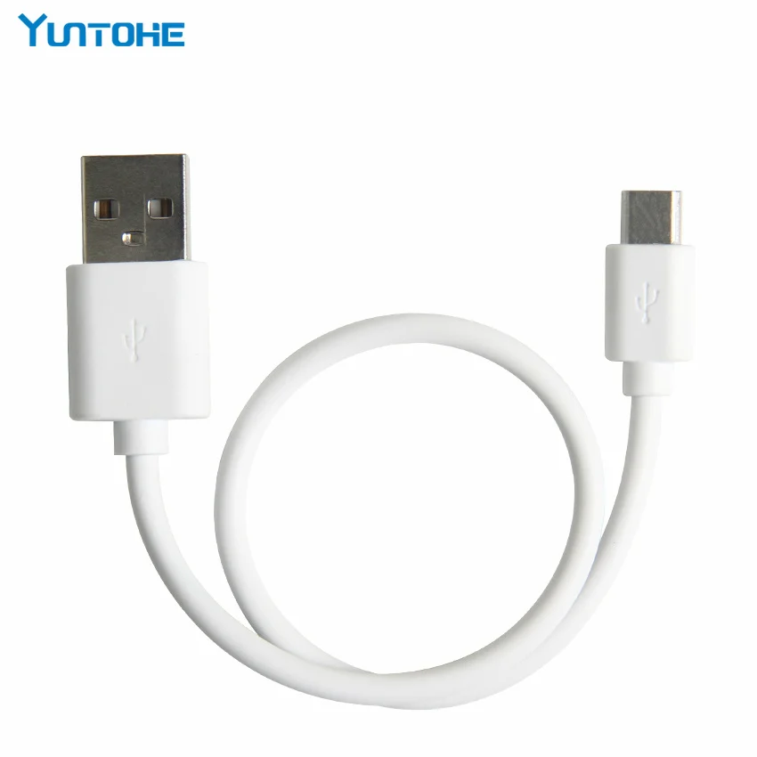 Короткий 25 см usb type-C кабель usb type-c кабели для samsung W2018 для galaxy C5 PRO, C7 PRO, C9 PRO, NOTE 7 черный белый