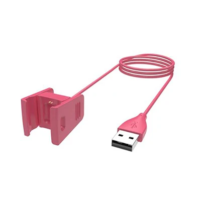 Pink(55cm) USB кабель для зарядного устройства свинец для fitness Charge 2 фитнес-трекер Браслет - Тип штекера: Pink(55cm)