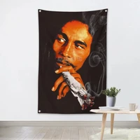 rock and roll pop band hip hop reggae posters flag banner popular music theme painting ktv bar cafe home wall decoration s3