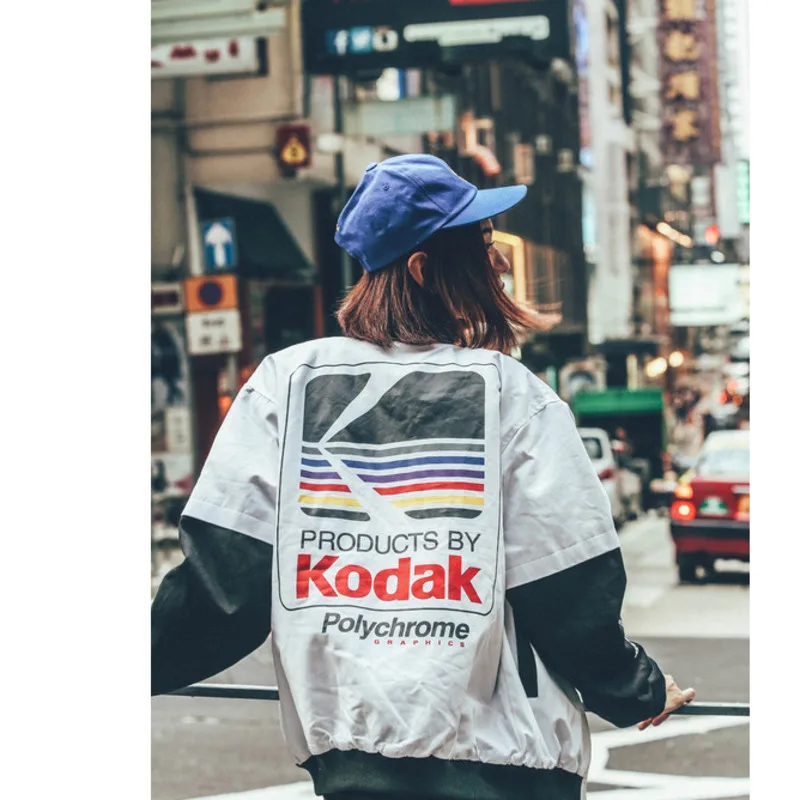 Женская длинная куртка в стиле Харадзюку хлопковая ветровка готическом Осень