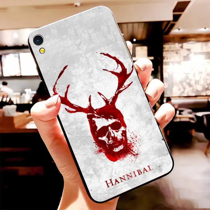 Чехол для телефона PENGHUWAN Hannibal Black мягкий чехол из ТПУ Vivo Y91c Y17 Y51 Y67 Y55 Y93 Y81S Y19 Y7S |