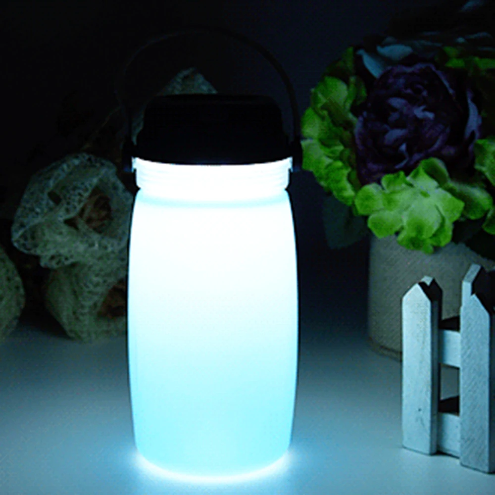 

Походная аккумуляторная светящаяся чашка, чашка для воды, креативная силиконовая чашка на солнечной батарее, походный альпинизм, чайник, св...