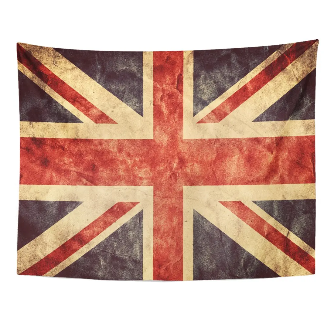 

The United Kingdom Union Jack Flag Vintage Retro High Tapestry Home Decor Wall Hanging for Living Room Bedroom Dorm 60x80 Inches