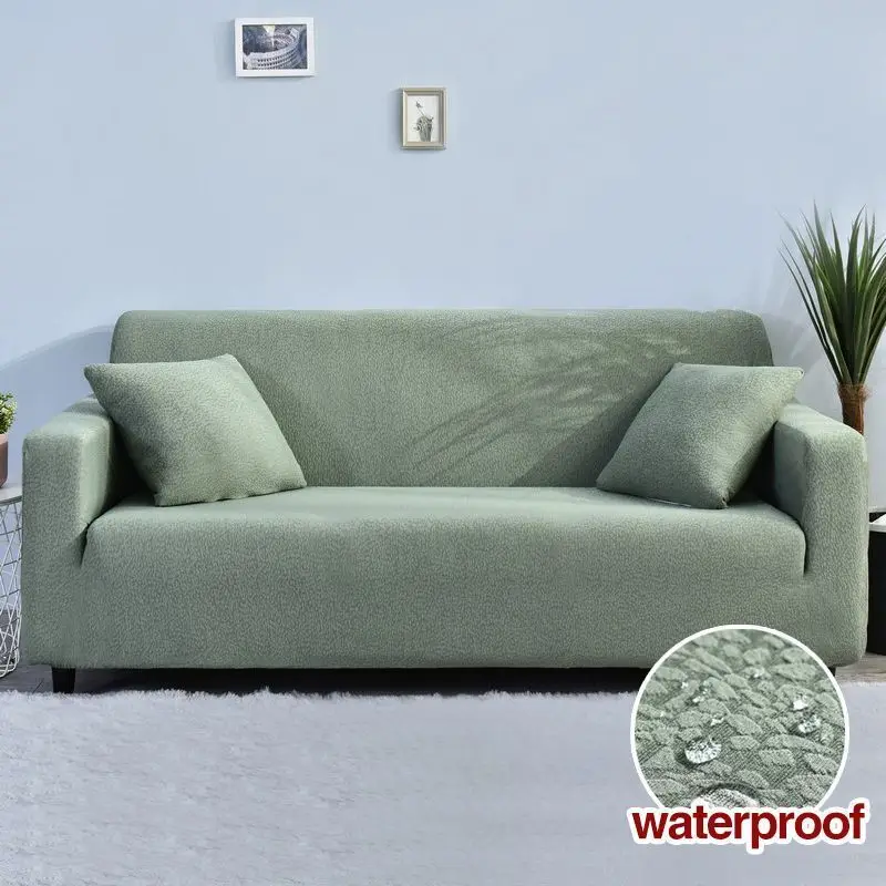 

Sofa Cover for Living Room Solid Color Elastic Spandex Modern Polyester Corner Sofa Couch Slipcover Chair Protector 1/2/3/4 Seat