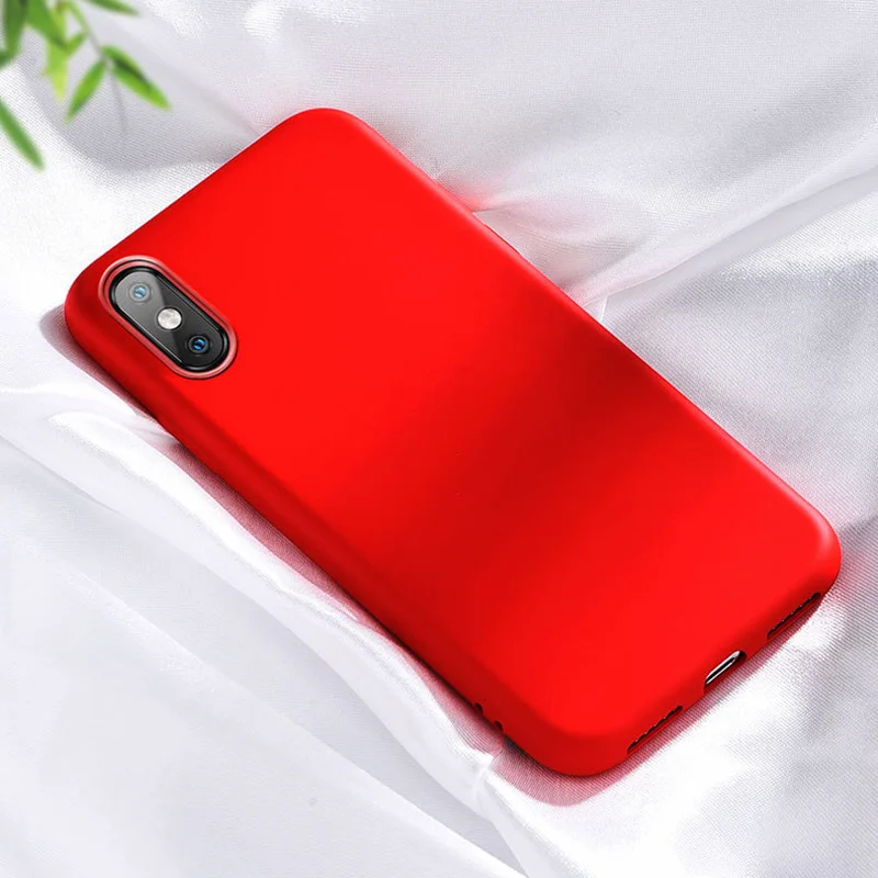 New Liquid Silicone Phone Case For iPhone 11 Pro MAX 8 Color Back Cover XR/XS Couples Telephone Accessories |