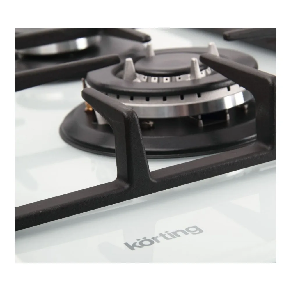 Gas cooking panel KORTING HGG 635 CTW Bulit in Hobs Major Appliances Home | Бытовая техника