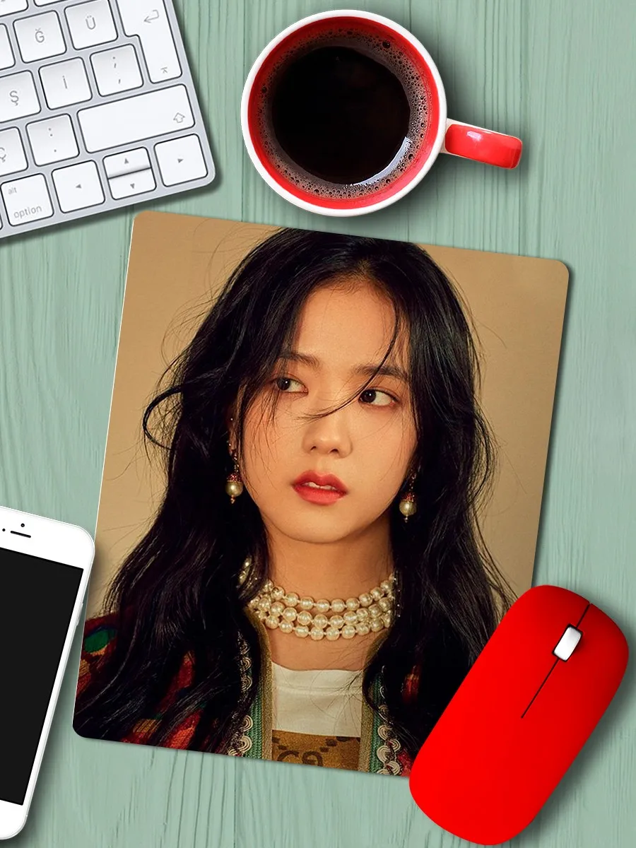 Коврик для мыши с принтом Музыка KPOP Blackpink Jisoo - 6080 В | Компьютеры и офис