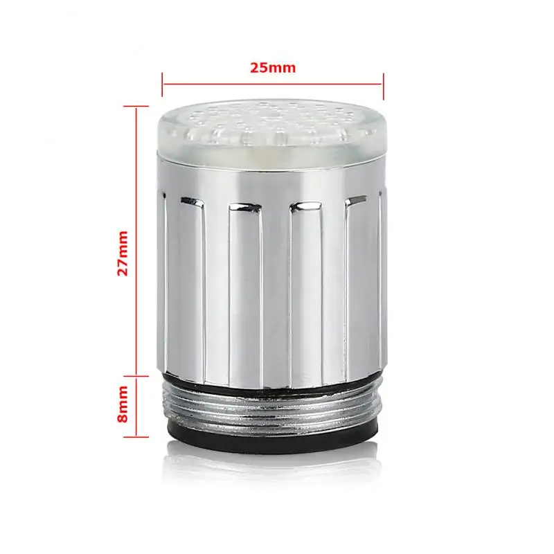 

Light-up LED Water Faucet Changing Glow Kitchen Shower Tap Water Saving Novelty Luminous Faucet Nozzle Head Bathroom Light Home